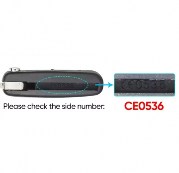 TopLEDverlichting.nl Peugeot en Citroën / Sleutelbaard HU83 / Sleutelcode CE0536 / 3 knops / Licht knop / Lamp knop / 3 knoppen Autosleutel behuizing foto 6