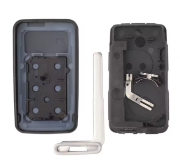 TopLEDverlichting.nl Volvo S60 / V60 / V70 / S80 / XC60 / XC70 / 6 knops / Achterklep knop / Licht knop / 6 knoppen / Autosleutel behuizing foto 3