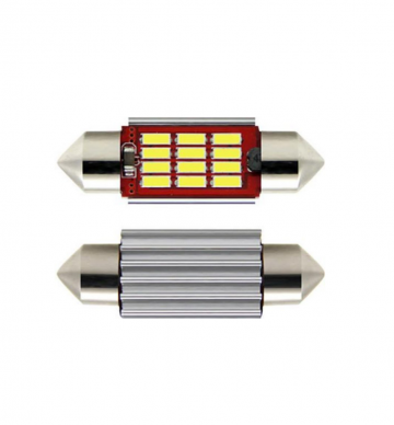 TopLEDverlichting.nl 36MM C5W LED Festoon Canbus kentekenverlichting (set) foto 2