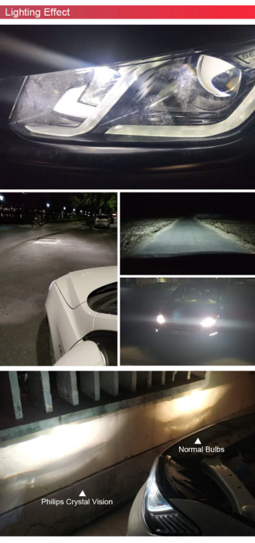 TopLEDverlichting.nl H11 55 Watt Philips Crystal Vision lampen 4300K White 12V (set) foto 6