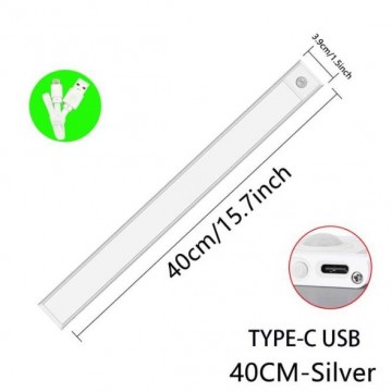 TopLEDverlichting.nl Draadloze 40cm LED bewegingssensor Kledingkast / Kelder / Garage / Keuken / Trap / Schuur Light Motion Sensor Oplaadbaar foto 1