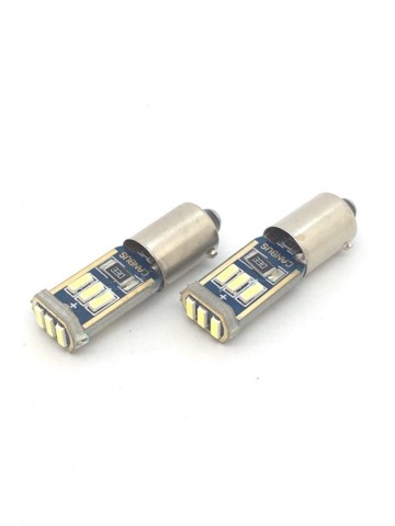 TopLEDverlichting.nl BA9S H6W LED Canbus stadsverlichting (set) foto 2