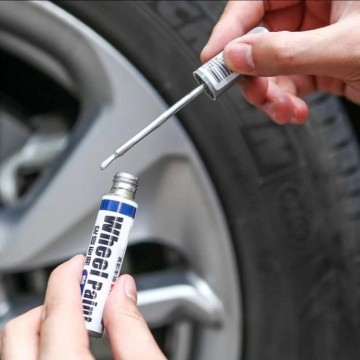 TopLEDverlichting.nl Velg schade reparatie lakstift pen Zilver Grijs foto 2
