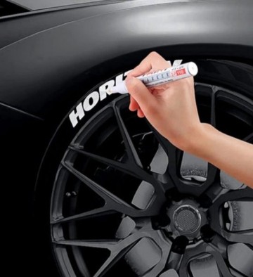 TopLEDverlichting.nl Bandenstift - Banden Marker - Tyre Marker - Autobanden Stift Wit - Rood - Goud - Zilver foto 4