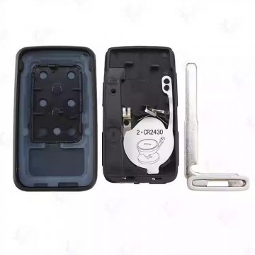 TopLEDverlichting.nl Volvo S60 / V60 / V70 / S80 / XC60 / XC70 / 5 knops / Achterklep knop / Licht knop / 5 knoppen / Autosleutel behuizing foto 3