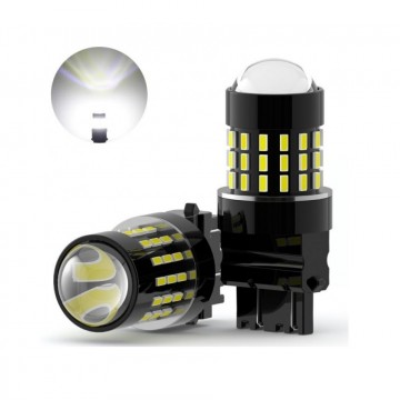 TopLEDverlichting.nl T20 7443 W21/5W Duplo LED Canbus stadslicht (set) foto 1