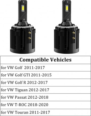 TopLEDverlichting.nl H7 LED Geschikt voor Volkswagen VW Golf 6 Golf 7 Sirocco Touran T-Roc Tiguan Mercedes Vito foto 3