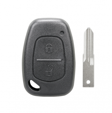 TopLEDverlichting.nl Renault Traffic / Kangoo / Master / Opel Vivaro / Movano / 2 knops voor Sleutelbaard NE73 Autosleutel behuizing foto 5