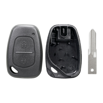 TopLEDverlichting.nl Renault Traffic / Kangoo / Master / Opel Vivaro / Movano / 2 knops voor Sleutelbaard VAC102 Autosleutel behuizing foto 4