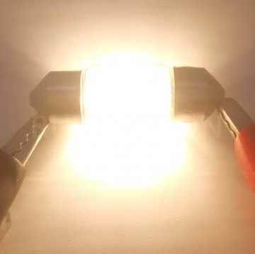 TopLEDverlichting.nl 31MM C5W Origineel Halogeen Festoon Buislampen set (2 stuks) foto 3