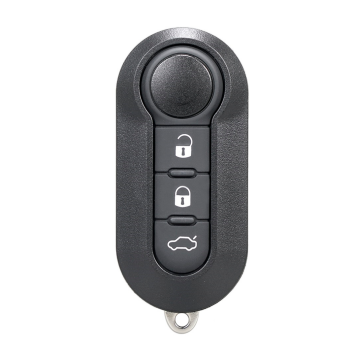 TopLEDverlichting.nl Fiat 500 / Panda / Punto / Bravo / Ducato / Lancia / Iveco Daily / Peugeot Boxter / Citroën Jumper / 3 knops / Achterklep knop / 3 knoppen / Autosleutel behuizing foto 1