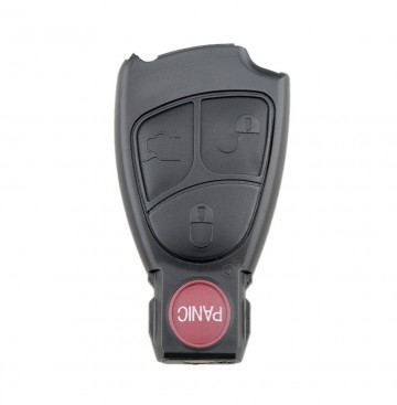 TopLEDverlichting.nl Mercedes Benz W168 / W202 / W203 / W208 / W211 / 3+1 knops / Paniek knop / 4 knoppen / Autosleutel behuizing foto 1