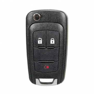 TopLEDverlichting.nl Opel / Chevrolet / Sleutelbaard HU100 / 3 knops / Claxon knop / 3 knoppen / Autosleutel behuizing foto 1