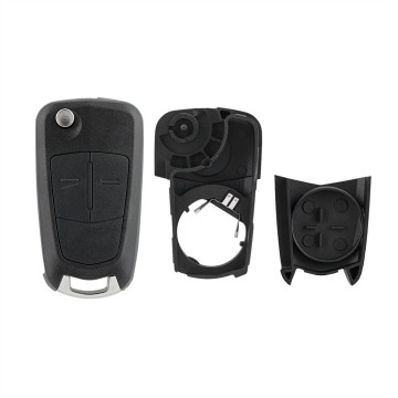 TopLEDverlichting.nl Opel Corsa / Astra / Vectra / Zafira / Mokka / Signum / Sleutelbaard HU100 / 2 knops / Achterklep knop / 2 knoppen / Autosleutel behuizing foto 7