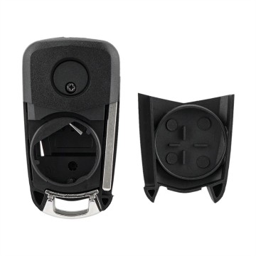 TopLEDverlichting.nl Opel Corsa / Astra / Vectra / Zafira / Mokka / Signum / Sleutelbaard HU100 / 2 knops / Achterklep knop / 2 knoppen / Autosleutel behuizing foto 8