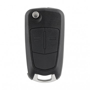 TopLEDverlichting.nl Opel Corsa / Astra / Vectra / Zafira / Mokka / Signum / Sleutelbaard HU100 / 2 knops / Achterklep knop / 2 knoppen / Autosleutel behuizing foto 2