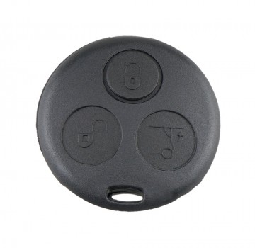 TopLEDverlichting.nl Mercedes / Smart / Smart Fortwo / Smart Forfour / Smart Roadster / Hummer / 3 knops / 3 knoppen / Autosleutel behuizing foto 1