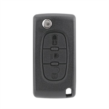 TopLEDverlichting.nl Peugeot en Citroën / Sleutelbaard VA2 / Sleutelcode CE0523 / 3 knops / Licht knop /  Lamp knop / 3 knoppen Autosleutel behuizing foto 5