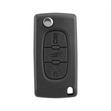 TopLEDverlichting.nl Peugeot en Citroën / Sleutelbaard VA2 / Sleutelcode CE0523 / 3 knops / Achterklep knop / 3 knoppen Autosleutel behuizing foto 9