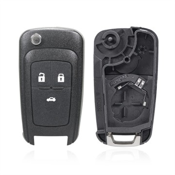 TopLEDverlichting.nl Opel / Chevrolet / Sleutelbaard HU100 / 3 knops / Achterklep knop / 3 knoppen / Autosleutel behuizing foto 5