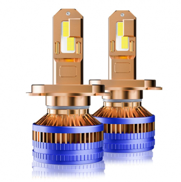 TopLEDverlichting.nl H4 Ultra High Power LED Canbus dimlicht en grootlicht (set) foto 1