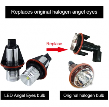 TopLEDverlichting.nl H8 LED Geschikt voor BMW Angel Eyes Canbus foto 8