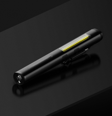 TopLEDverlichting.nl Laser LED lamp 4-in-1 - Zaklamp - Werklamp - Looplamp - UV lamp - Rode Laserpen - Oplaadbare Accu - Magnetisch - Sterke Aluminium Noodlamp - Waterproof foto 10