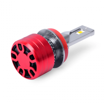 TopLEDverlichting.nl H8/ H9/ H11/ H16 Mini Turbo LED Canbus Line dimlicht grootlicht mistlicht (set) foto 3