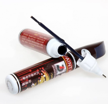 TopLEDverlichting.nl Lakstift Zilver Zwart - Kwastje en Pen in één - Schade herstel - Silver Black - 12ml foto 2