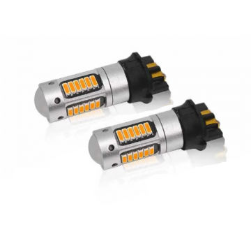 TopLEDverlichting.nl PWY24W LED Oranje Canbus knipperlichten (set) foto 1