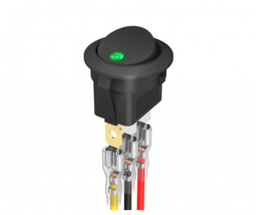 TopLEDverlichting.nl 5 stuks Schakelaar met LED indicatielampje / Tuimelschakelaar / Wipschakelaar / Rood / Oranje / Geel / Groen / Blauw foto 9