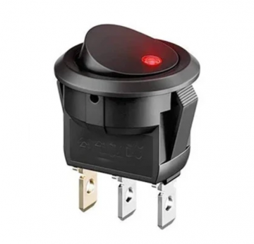 TopLEDverlichting.nl Schakelaar met LED indicatielampje / Tuimelschakelaar / Wipschakelaar / Rood / Geel / Oranje / Groen / Blauw / per stuk foto 1