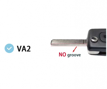 TopLEDverlichting.nl Peugeot en Citroën / Sleutelbaard VA2 / Sleutelcode CE0523 / 3 knops / Achterklep knop / 3 knoppen Autosleutel behuizing foto 7