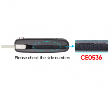 TopLEDverlichting.nl Peugeot en Citroën / Sleutelbaard HU83 / Sleutelcode CE0536 / 2 knops / 2 knoppen Autosleutel behuizing foto 8