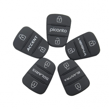 TopLEDverlichting.nl Kia Rio Rubberen Knoppen / 2 knops / 2 knoppen / Voor Autosleutel behuizing foto 6