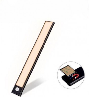 TopLEDverlichting.nl Draadloze 60cm LED bewegingssensor Kledingkast / Kelder / Garage / Keuken / Trap / Schuur Light Motion Sensor Oplaadbaar Zwart foto 10