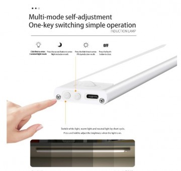 TopLEDverlichting.nl Draadloze 30cm LED bewegingssensor Kledingkast / Kelder / Garage / Keuken / Trap / Schuur Light Motion Sensor Oplaadbaar foto 3