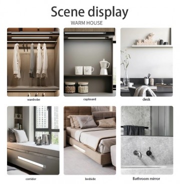 TopLEDverlichting.nl Draadloze 20cm LED bewegingssensor Kledingkast / Kelder / Garage / Keuken / Trap / Schuur Light Motion Sensor Oplaadbaar foto 6