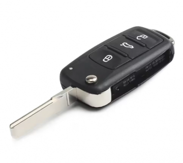 TopLEDverlichitng.nl VW / VAG / Volkswagen / Skoda / Seat / Sleutelbaard HU66 / 3 knops / Achterklep knop / 3 knoppen / Autosleutel behuizing foto 3