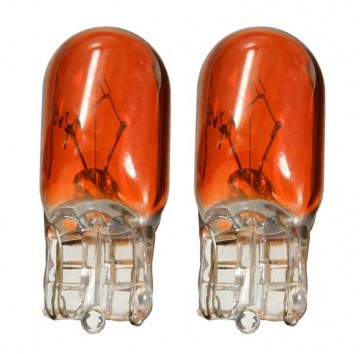 TopLEDverlichting.nl T10 WY5W Origineel Oranje Halogeen Steeklampen W5W set (2 stuks) foto 1
