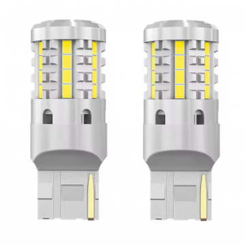 TopLEDverlichting.nl T20 7440 W21W Ultra High Power LED Achteruitrijverlichting / Achterlichten / Remlicht / Zeer fel! / 10-30V (set) foto 1
