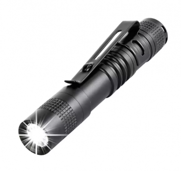 TopLEDverlichting.nl Ultra Mini LED Zaklamp - Pen formaat Slechts 9cm - Wit Licht 300 Lumen - Sterk Aluminium - Waterproof - Inclusief AAA Batterij foto 10