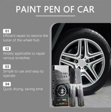 TopLEDverlichting.nl Zwarte Velgen Schade Lakstift met kwastje foto 3