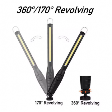 TopLEDverlichting.nl LED Werklamp XL Oplaadbaar - Accu LED Lamp - LED Zaklamp - Looplamp LED - Worklight - Garage lamp - Dimbaar - Magneet - Haak - Magnetisch - Zwenkarm – Draaibaar - 700 Lumen foto 4